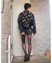 📸back style | デニムジャケット