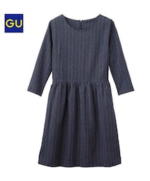 GU | リネンブレンドワンピース(ワンピース)