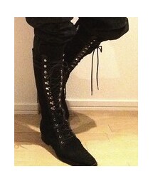 D/him. | 編み上げブーツ。(ブーツ)