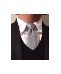 D/him. | 小紋柄のミントグリーンのネクタイ。(ネクタイ)