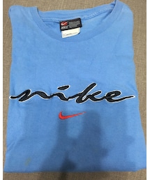 NIKE | Vintage 古着 Nike embroidered Script Logo XL (made in USA)(Tシャツ/カットソー)