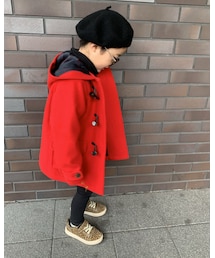 赤のコート可愛い💓💓 | その他