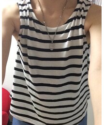 AZUL by moussy | ボーダータンクトップ(タンクトップ)