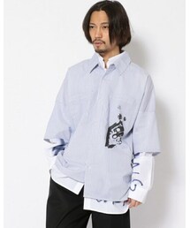 FR(13)NDS | FR(13)NDS×guernika/フレンズ×ゲルニカ/レイヤードリメイクシャツ(シャツ/ブラウス)