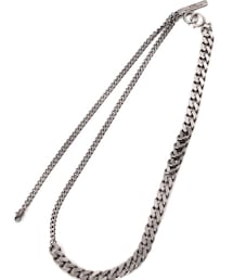 s'yte | Brass 6-way Curved Chain Bracelet Necklace(ネックレス)