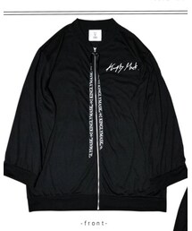 KINGLYMASK | KMK "Cursive Layered Logo" セパレートロゴリボン３WAY+アレンジビッグブルゾン(ブルゾン)