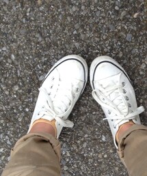 GU | オフホワイト キャンバススニーカー(スニーカー)