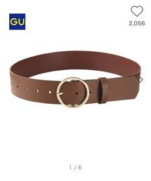 GU | レザータッチベルト(ベルト)