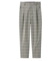 GU | チェックテーパードパンツ(スラックス)