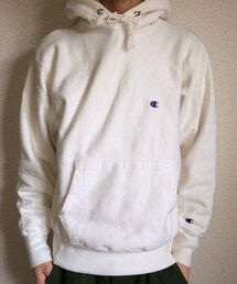 champion 白パーカー(パーカー)