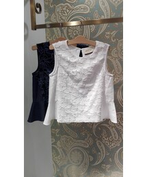 Paradise Picnic | レースペプラムノースリーブブラウス(シャツ/ブラウス)