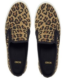 asos | asos leopard print shoes(スニーカー)