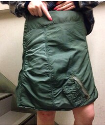 VINTAGE | Dew オリジナル リメイク
Vintage USAF 
MA-1 
マテリアル スカート
(スカート)