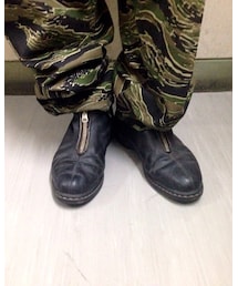 VINTAGE | Euro vintage zipper Front Boots(ブーツ)