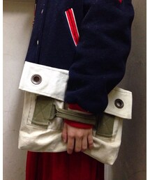 Ｄｅｗ Original remake | Vintage US military Material Remake(クラッチバッグ)