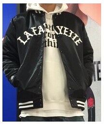 am | am/aftermidnight / Started From Nothing PULLOVER HOODIE / WHT / L(パーカー)