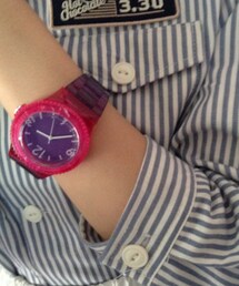 ピンクウォッチ(アナログ腕時計)