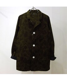 modem design | MODEM DESIGN/カモ柄コーデュロイショップコート(ステンカラーコート)