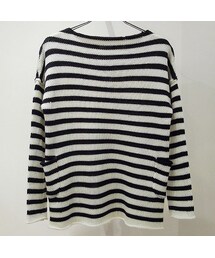 FREQUENT/ドロップショルダーボーダーニット(ニット/セーター)