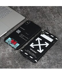 オシャレ Off-White iphone xr/xs maxケース(マタニティウェア/グッズ)