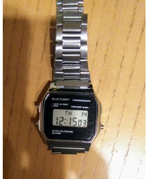 blue planet | デジタル時計(アナログ腕時計)