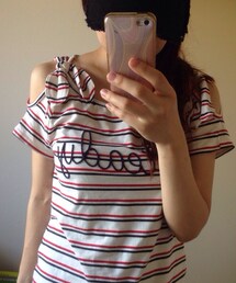 INGNI | 肩のリボン娘に吸われる（笑）(Tシャツ/カットソー)