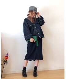 太めのお袖🌼 | デニムジャケット