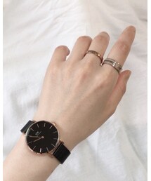 Daniel Wellington | 太いリングの方は、着けたい指の１つ上のサイズを選びました。(リング)