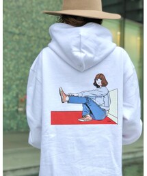 後ろ📸 | ジーパン女子パーカー(パーカー)