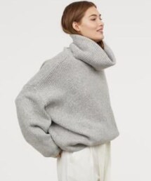 H&M | リブタートルネックセーター(ニット/セーター)