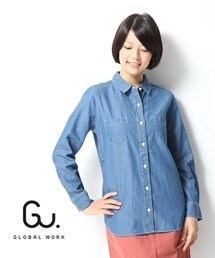 GLOBAL WORK | デニムシャツ(シャツ/ブラウス)