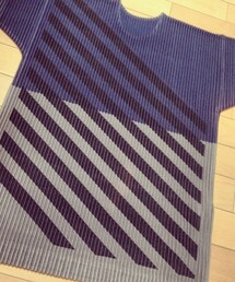 ISSEY MIYAKE | プリーツTシャツ(Tシャツ/カットソー)