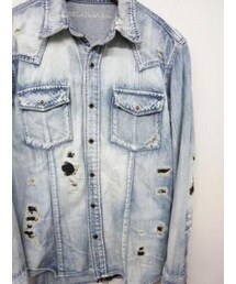 Win&Sons | ダメージウエスタンデニムシャツ(シャツ/ブラウス)