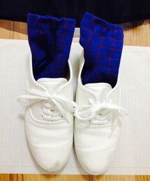 チェック柄靴下(ソックス/靴下)