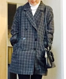YECCA VECCA | チェックチェスターコート(チェスターコート)