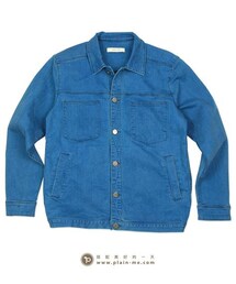 plain me | 水洗單寧Coach Jacket(デニムジャケット)