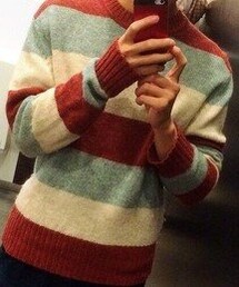 古着 | セーター・ボーダー
(ニット/セーター)