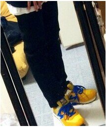 no brand | 黒スキニーパンツ(その他パンツ)