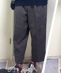 no brand | パンツ(スラックス.グレー)(スラックス)