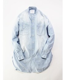 BAND COLLAR SHIRTS -LONG-(シャツ/ブラウス)