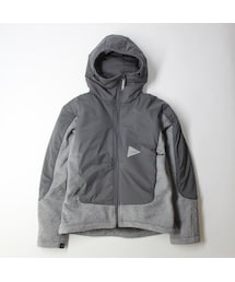 and wander | Twill Fleece Jacket(Gray)(ナイロンジャケット)