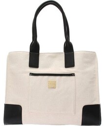 MERCURYDUO | プレート付きキャンバストート(トートバッグ)