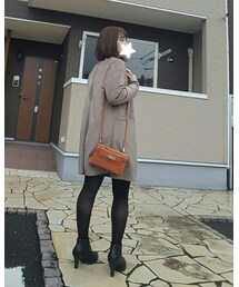 後ろ姿、、、 | ムートンコート