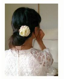 髪型＆💐クリップ | バレッタ/ヘアクリップ