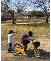 今日は公園で自転車を乗る練習1 | フィギュア
