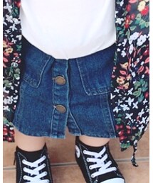 韓国子供服 | デニムスカート