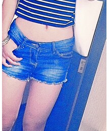 mix pink | デニムパンツ