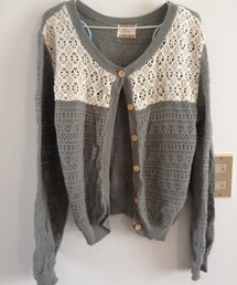 Crisp | レース透かしカーディガン(カーディガン/ボレロ)