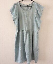 Samansa Mos2 | エヘカ袖フレアワンピ(ワンピース)