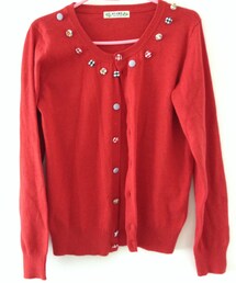 BEAMS BOY | ボタンが可愛い赤カーディガン(カーディガン/ボレロ)